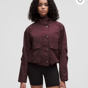 Lululemon Athletica Dark Red Utility Jacket
